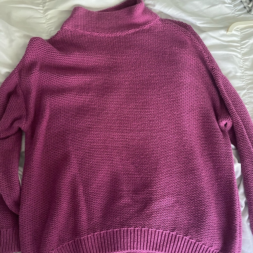 purple old navy sweater!